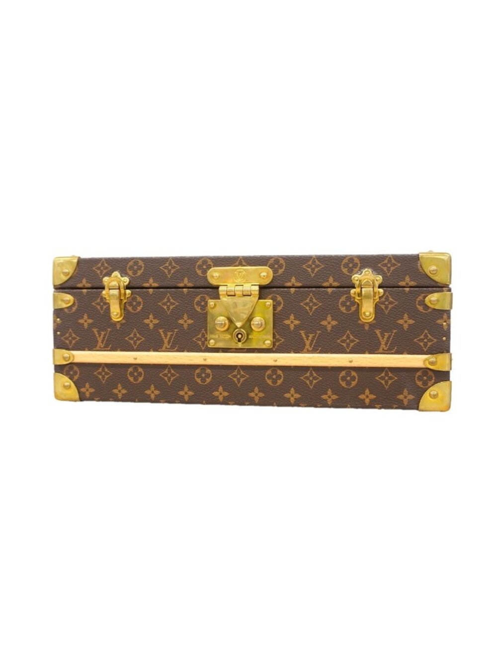 Louis Vuitton Trunk Case Monogram Malfleur Brown